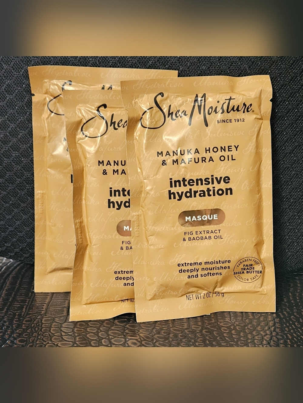 Shea Moisture Manuka Honey & Mafura Oul Intensive Hydration Hair Masque 3 Pc